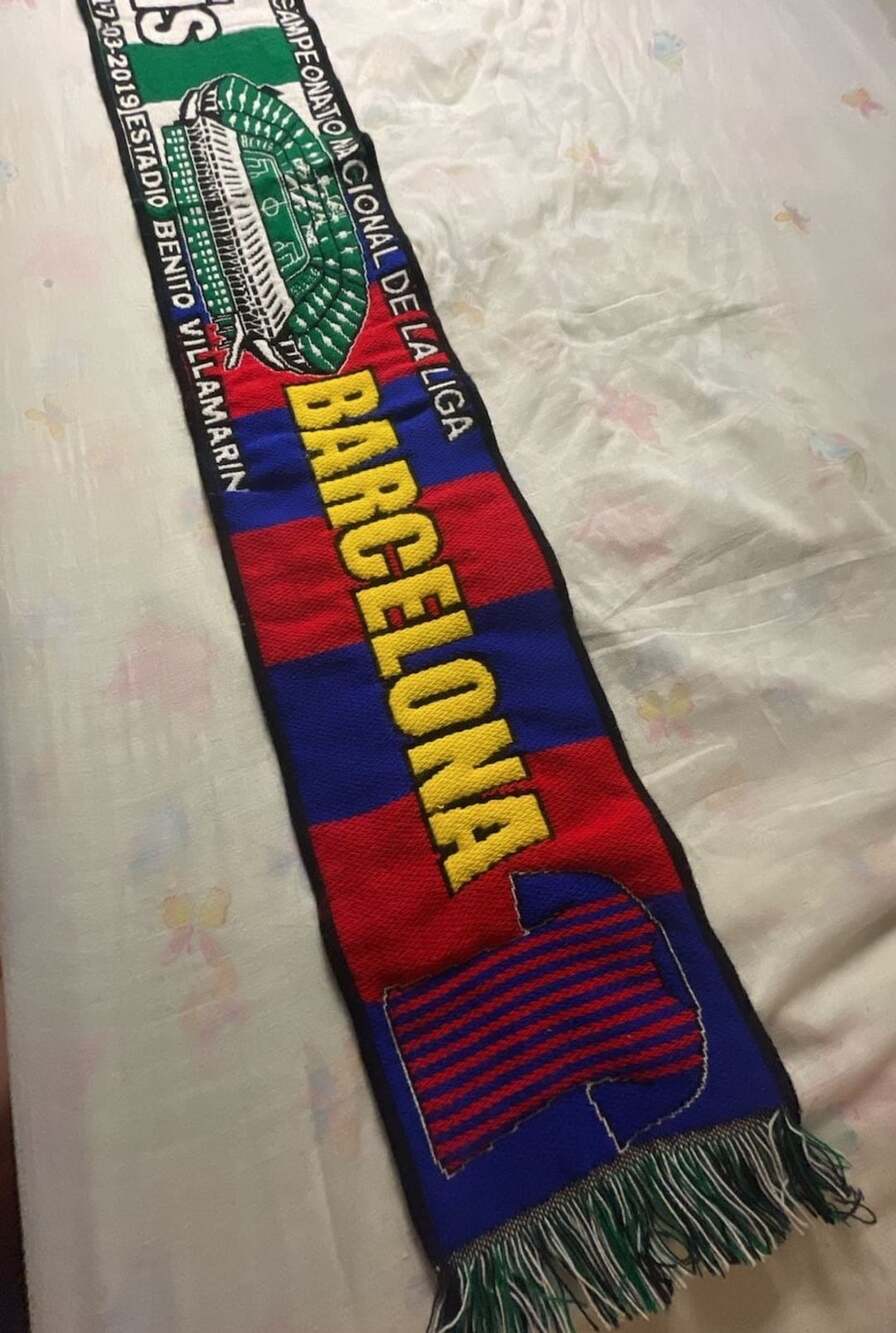 Real Betis vs FC Barcelona 17-03-2019 Estadio Benito Villamarin Scarf